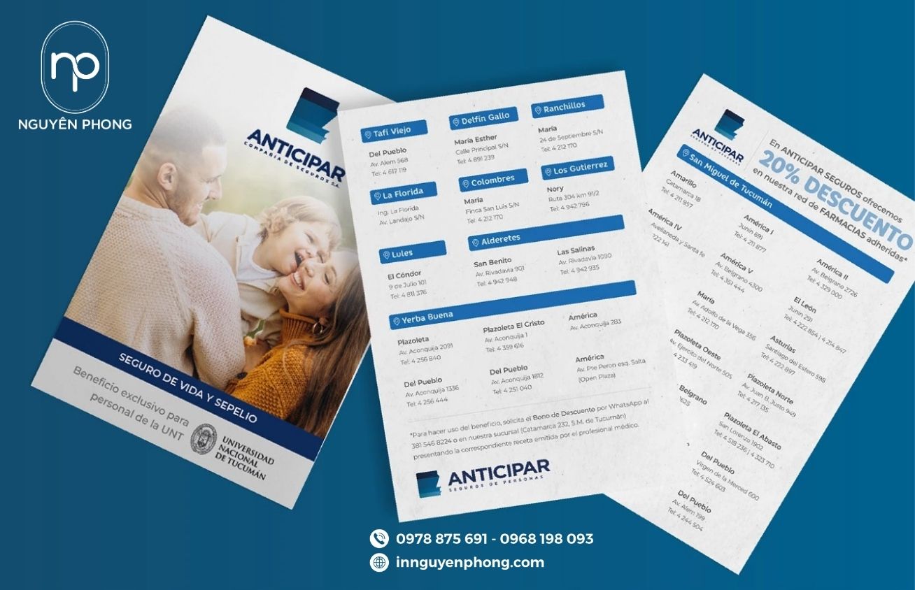 In tờ rơi bảo hiểm xã hội nổi bật